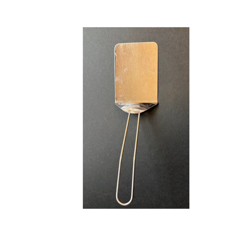 Vintage Stainless Steel Brownie Server Rectangular Cake Spatula Wire Loop Handle